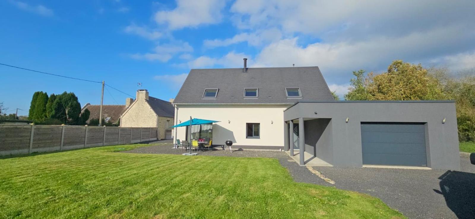 Kokana Modern Holiday Home Englesqueville-la-Percée Exteriör bild